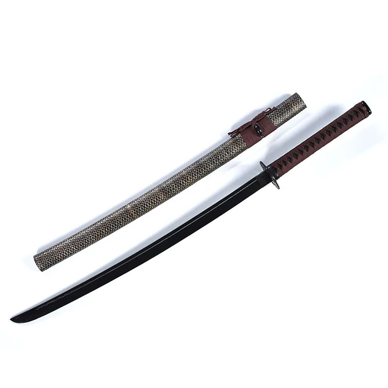 102cm/40.16in 일본 대나무 사무라이 검 모델 소품 무기 애니메이션 주변기기 코스프레 칼집 연습 디스플레이 장식품