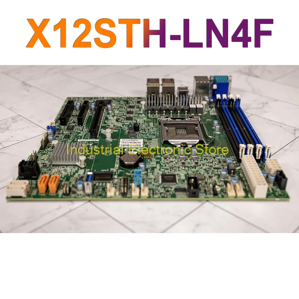 M-ATX LGA-1200 C256 8XSATA 3 128GB DDR4-3200MHz For Supermicro Server Motherboard X12STH-LN4F 