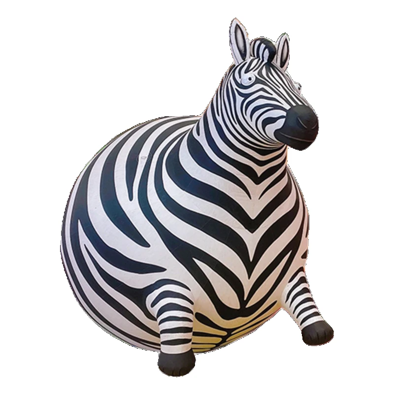 

Inflatable Expansion Zoo Air Model Glow Fat Cartoon Giraffe Zebra Elephant Leopard Model Outdoor