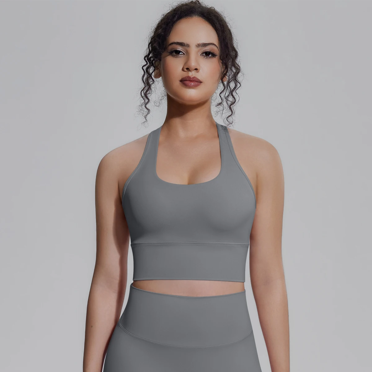 Rooftrellen Damen Fitness Yoga Sport-Top Sexy Rückenfreies I-förmiges Top Einfarbig Sommer Workout Gym-Kleidung Yoga-Top – Detail 28
