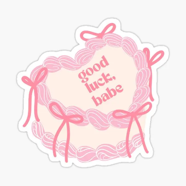 Good Luck Babe  5PCS Stickers for Water Bottles Kid Anime Laptop Home Room Decor  Cute Living Room Funny Wall Print Stickers