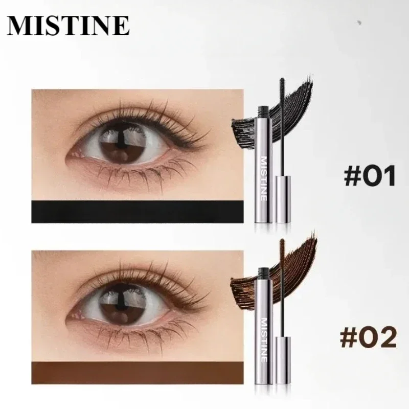 

Mistine Cosmetics Mascara Eyelashes Lengthening Waterproof Long Lasting Silky Lash Black Eyelashes Extension Beauty Eye Makeup