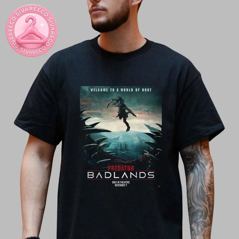 Predators Badlands 2025 Only In Theaters Releasing November 7 Unisex TShirt