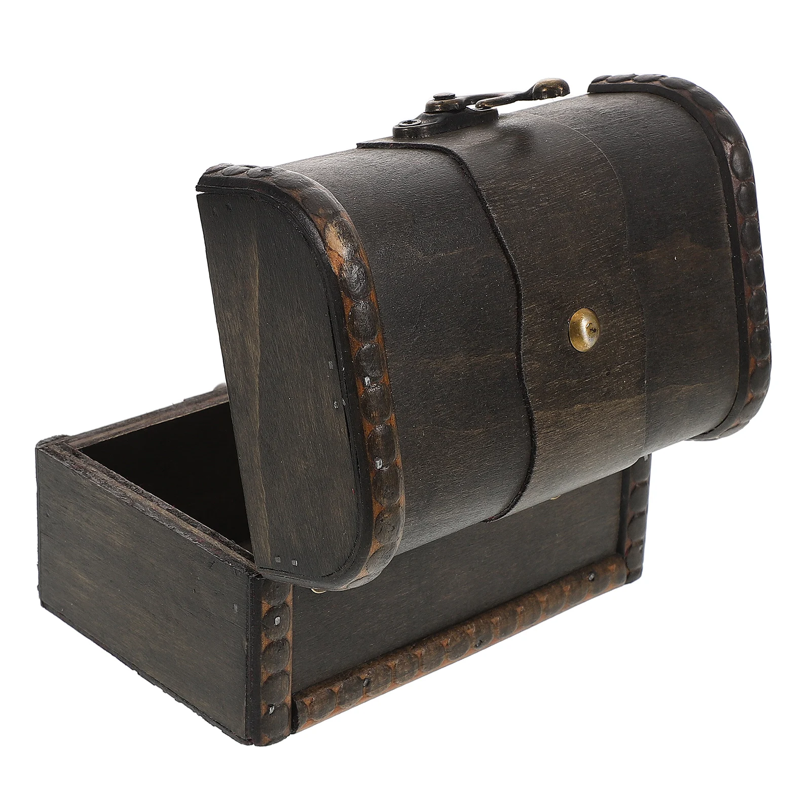 

Wooden Desktop Storage Box Vintage Chinese Style Large Capacity Jewelry Organizer Decorative Wood Case for Home Keepsakes