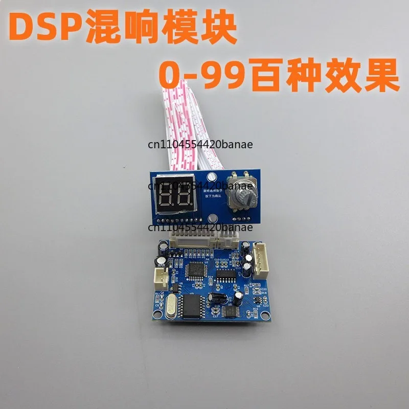 DSP Digital Reverb Module Karaoke Reverb Board KTV Mixer Effect Module 0-99