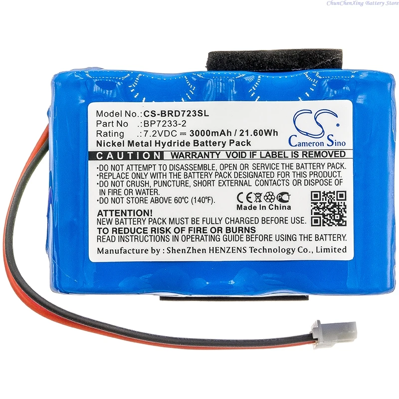 7.2V 3000mAh Battery BP7233-2 for BIRDOG USB Plus, Plus satellite signal meters  +TOOL