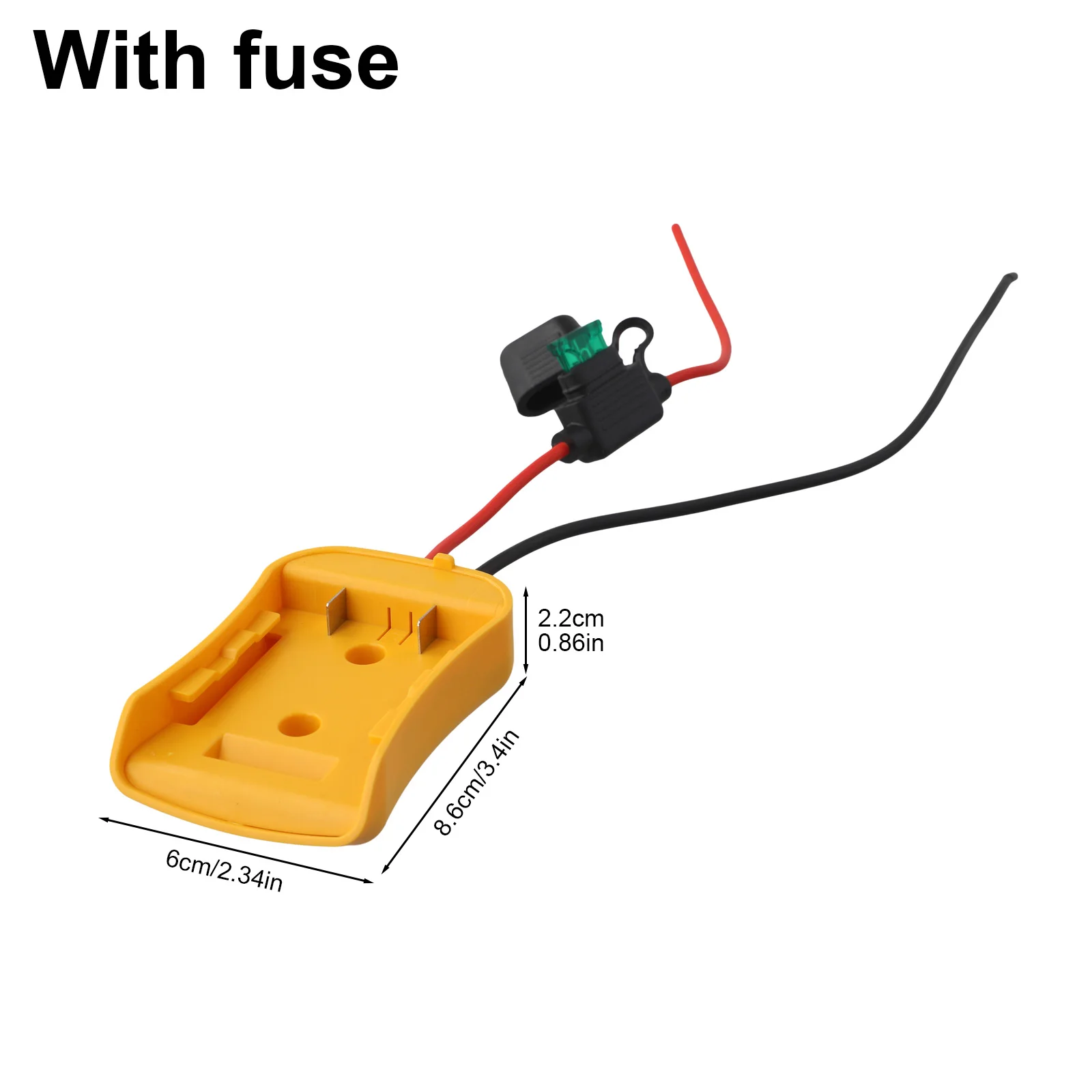 Adapter For DIY Enthusiasts DIY Projects Yellow Wired Connection Adapter Robust Materials Enhanced Flexibility