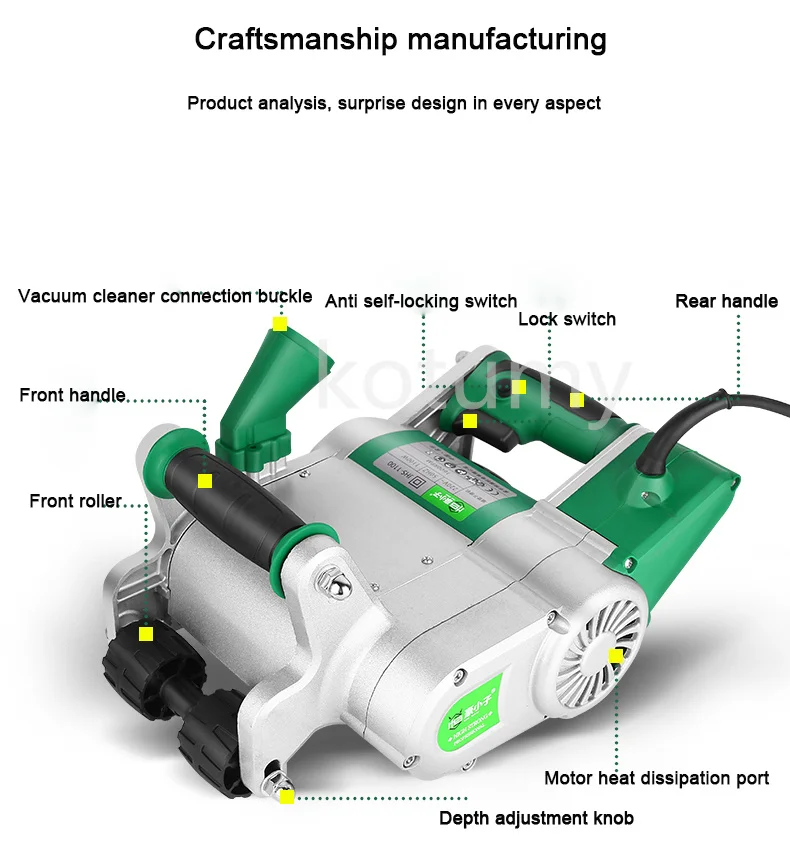 Wall Groove Cutting Machine 220V 25MM/35MM Tile Cutter Electric Wall Chaser Machine Industrial Wall Chaser Machine