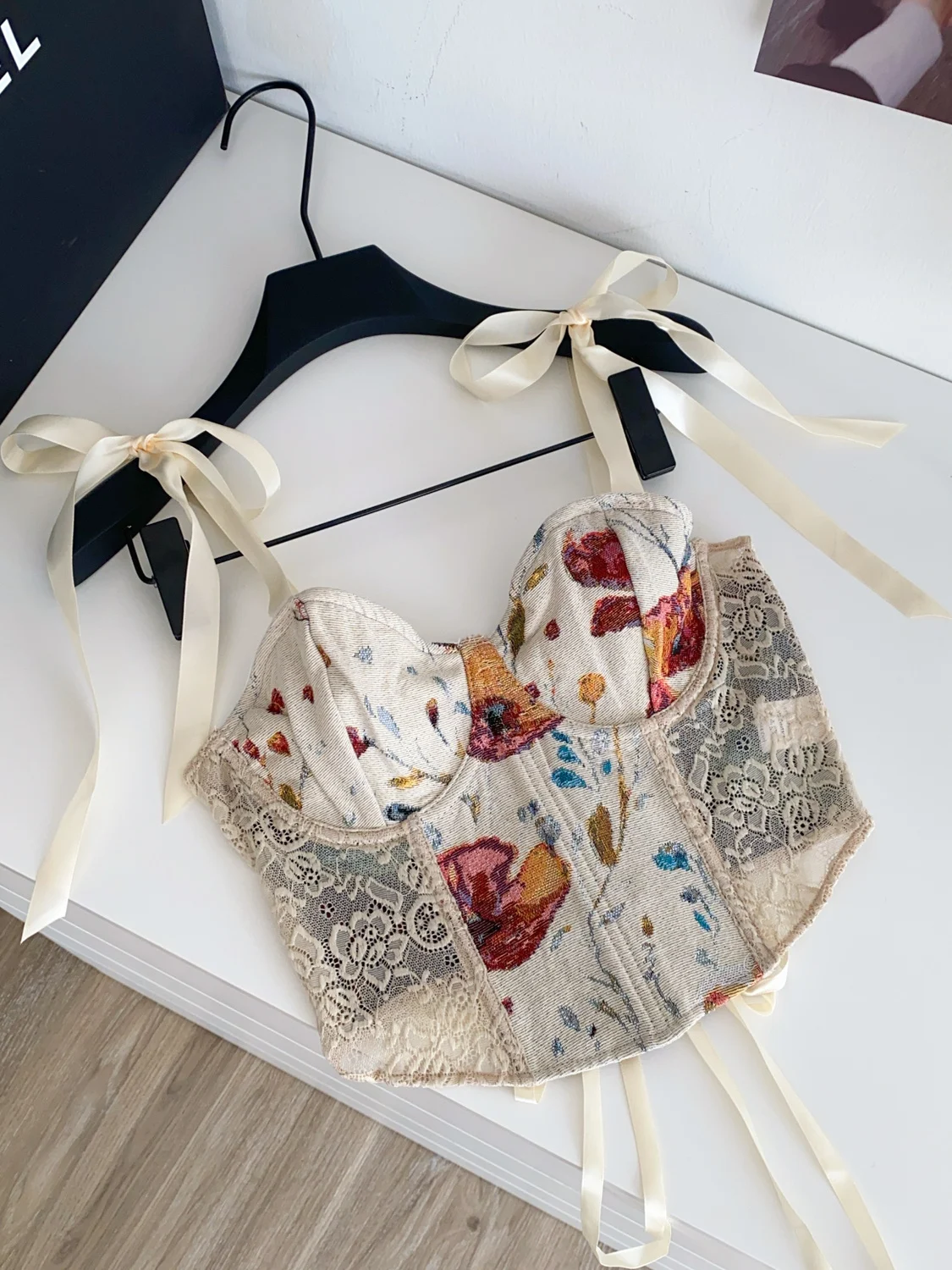 Dopne Pure Desire Strapl Crop Top Women Summer Fibone Waisand Me Splice Sexy Small Size Vest Commute Sle Slim Fit