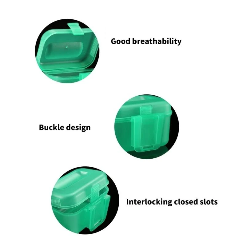 

Breathable Fishing Live Baits Box Light Weight Plastic Worm Baits Holder
