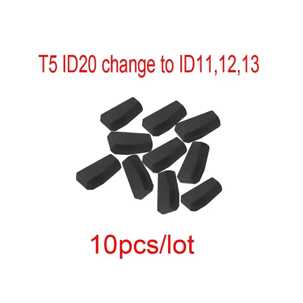 10PCS/LOT T5 ID20 Transponder Chip Programming Copy Replace Car Keys works to ID11,12,13