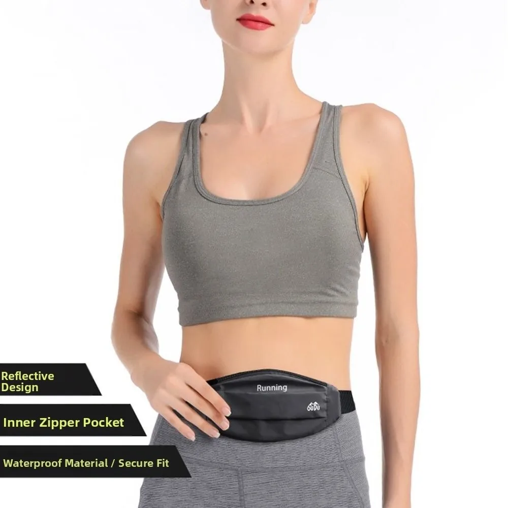 

Fitness Bag 7 Inch Reflective Running Bag Close Fitting Waterproof Sports Waist Bag Portable Storage Mobile Phone Bag Men Women