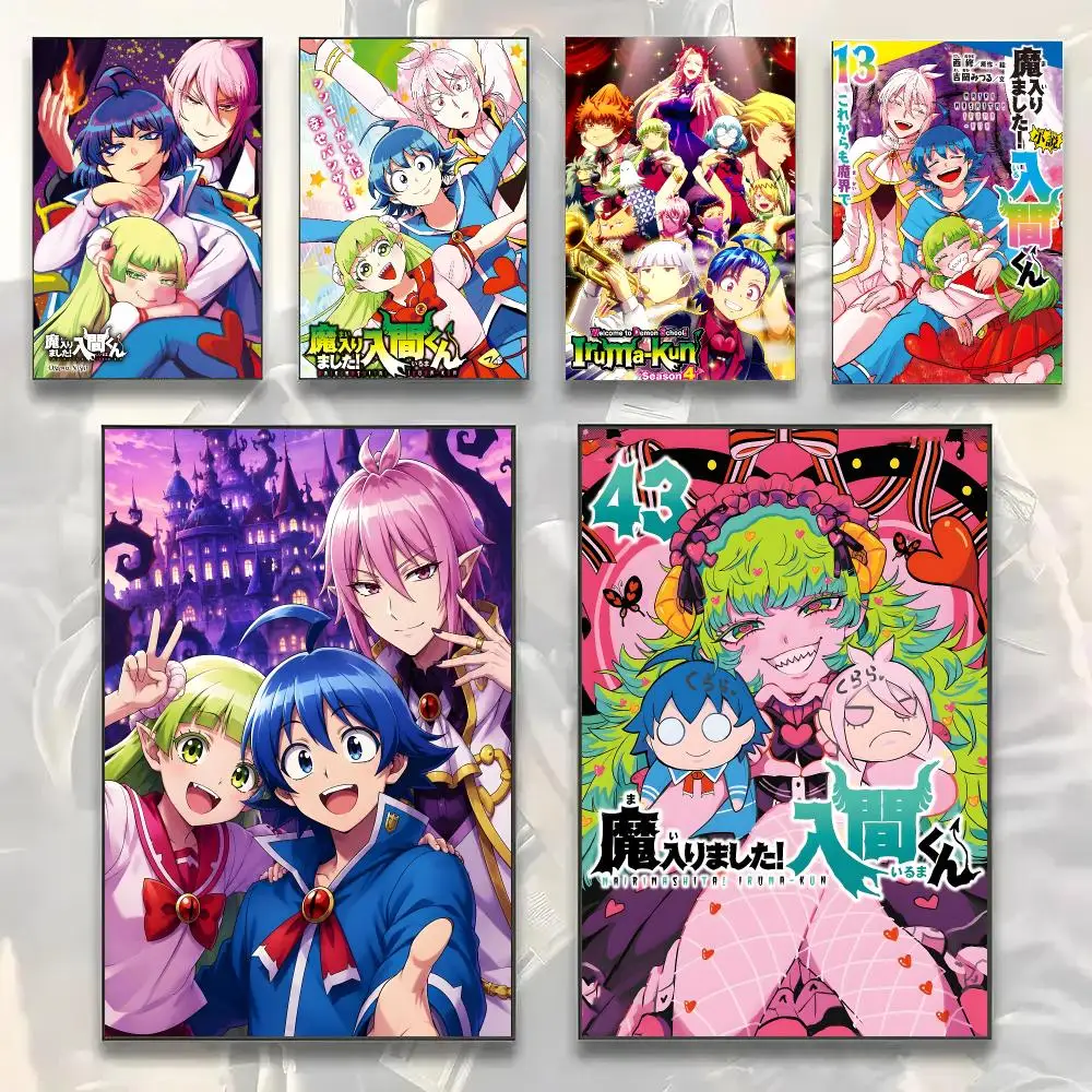Welcome To Demon School Iruma Kun Poster Painting Prints Wall Art Picture Film Room Home Bar Cafe Decor Home Mural