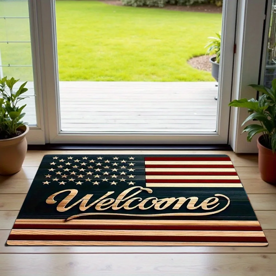 

Нескользящий коврик для двери, можно стирать в машине - подходит для гостиных, спален, кухонь, ванных комнат и т.д.