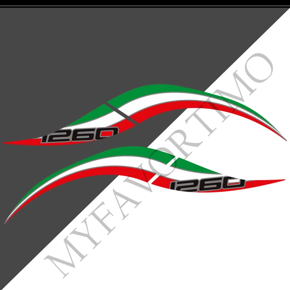 

For Ducati MULTISTRADA 1260 S 1260S Motorcycle Grips Side Gas Fuel Oil Kit Knee cowling Fairing Fender Protector Stickers Decals