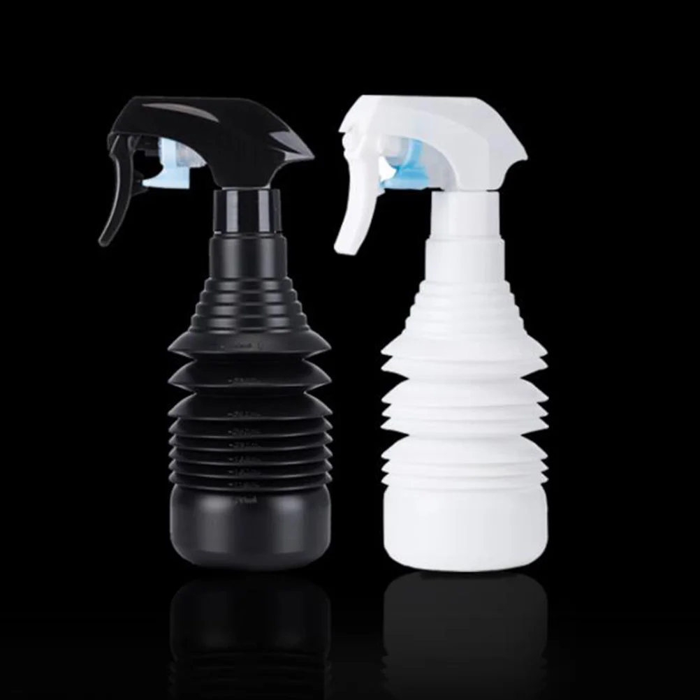 

6pcs Spray Bottles High Pressure Misting Plastic Black Sprayer Empty Small Water for Gardening Hair Salon Home Use Cosmetics