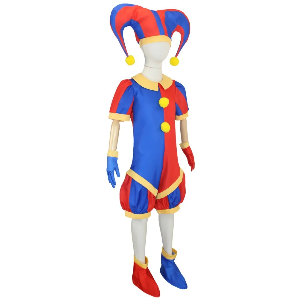 زي تنكري للسيريك الرقمي المذهل للأطفال ، أزياء العام الجديد للفتيات ، بذلة جمبسوت للأولاد ، ملابس مضحكة للكرنفال ، فستان عيد الفصح