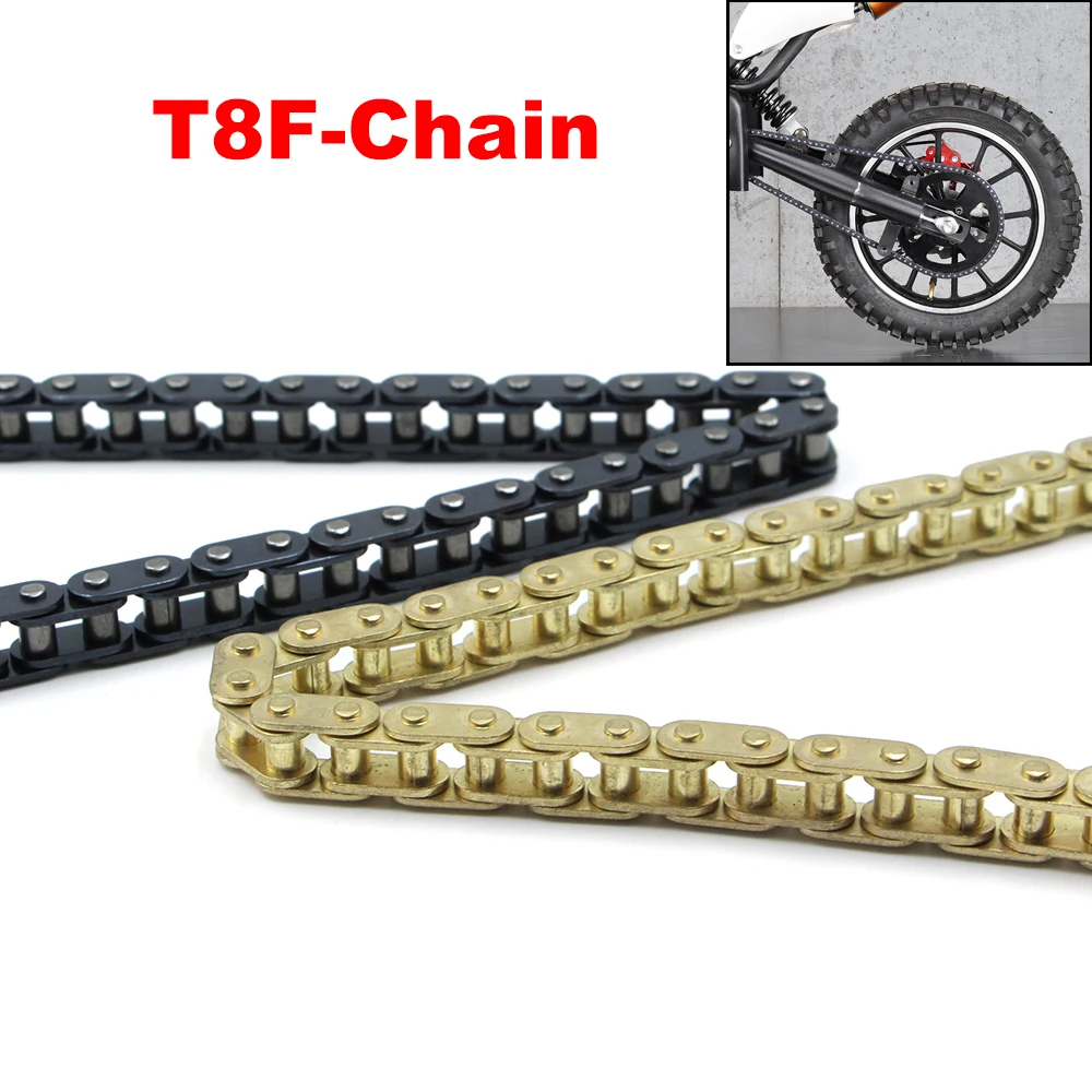T8F chain with Spare Master Link For Mini Dirt BIKE Quad ATV 47cc 49cc Minimoto Pocket Bikes