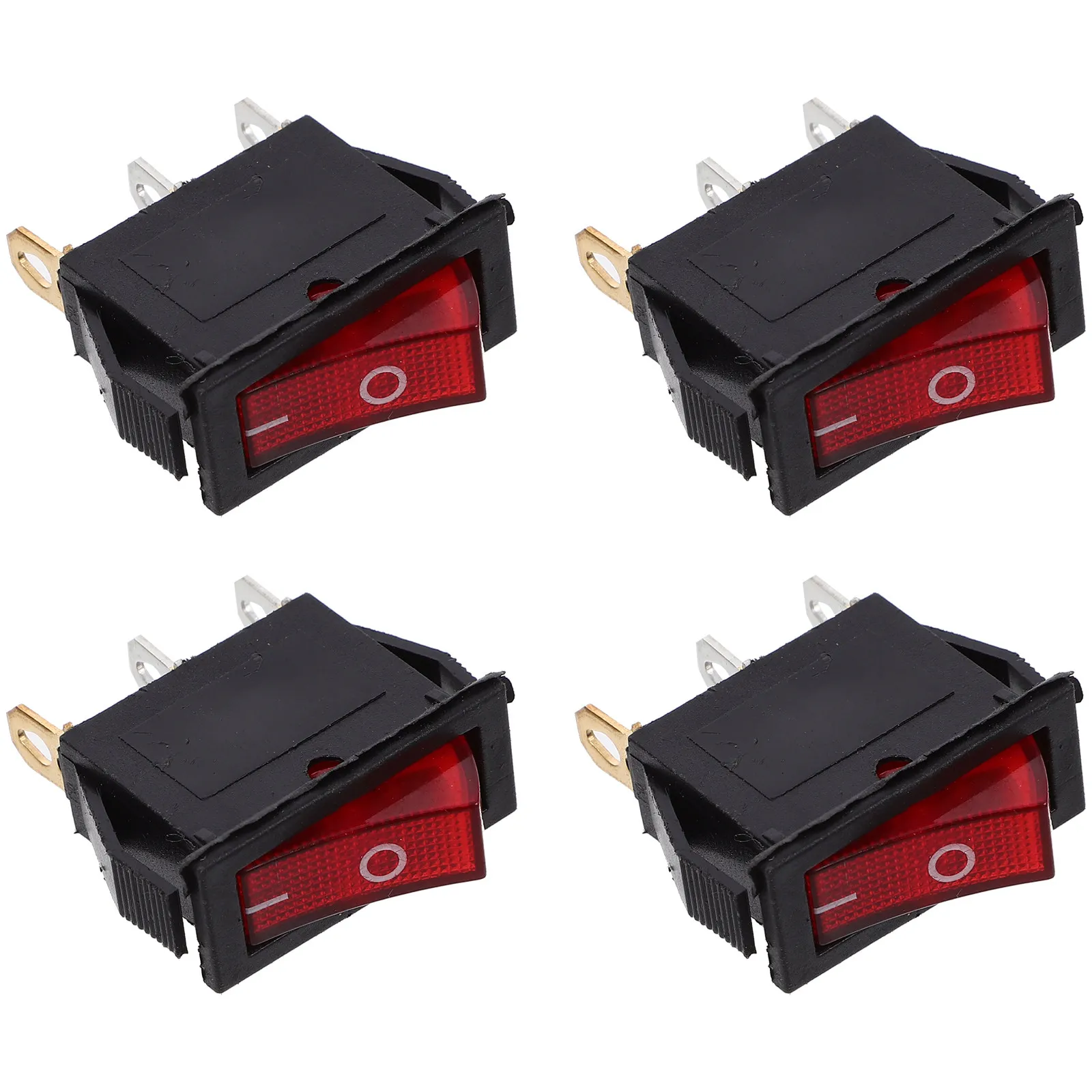 4pcs Replacement Electric Cooker Toggle Switch Universal Rocker Switch For Electric Frying Pan Hot Pot Durable High Temp