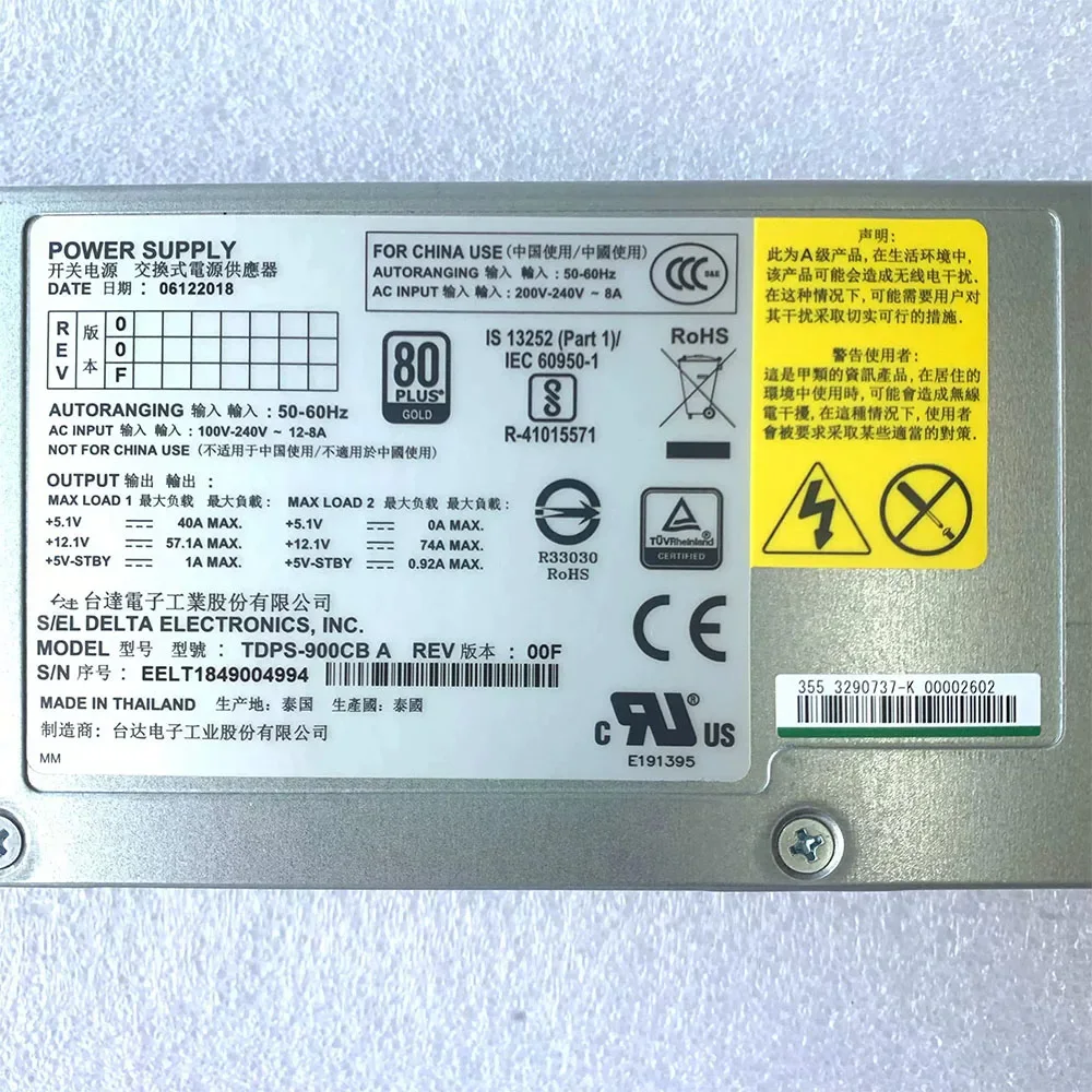 TPS-900CB A For Delta 3290737-K 3290737-A HDS VSP GX00 DKCPS Power Supply