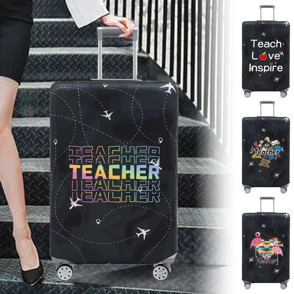 Luggage Cover Suitcase Protector Covers Printing Teacher Series 18-32 Inch Baggage Washable Prevent Scratches Travel Accessories