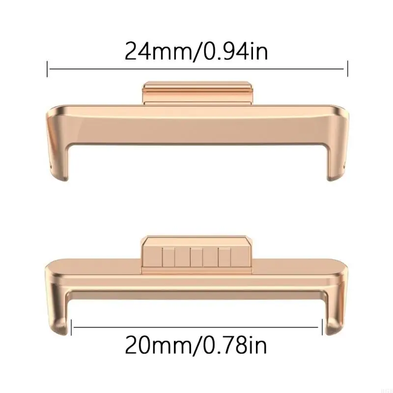 H37B Watch thay thế Phụ kiện Vòng đeo đai Liên kết gắn liền với Watch Fit 3 XEM STRAP Bộ chuyển đổi kim loại đầu nối kim loại