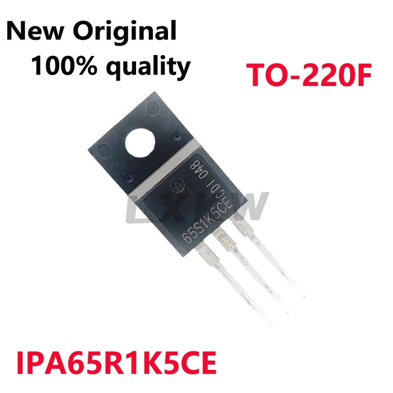 5-10/PCS New Original IPA65R1K5CE 65S1K5CE TO-220 Field effect tube In Stock