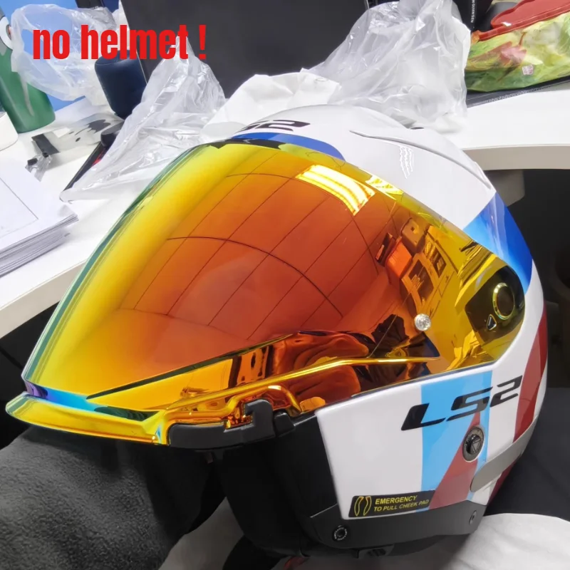 LS2 OF603 인피니티 II 헬멧 렌즈 of603 컬러 선 프로텍션 UV 프로텍션 헬멧 바이저 of603 헬멧 액세서리