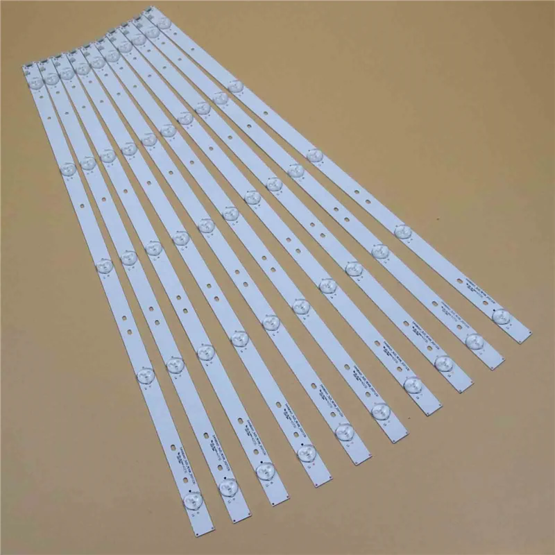 10PCS/Set New TV's LED Lanes Bar SVH580A01_5LED_REV04 Backlight Strips JL.D58051330-003BS-M Kits Bands SVH580A01_5LED_REV06 Tape