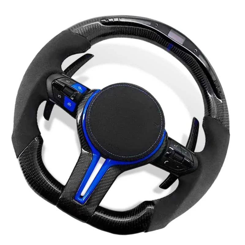 

Custom Carbon Fiber LED Steering Wheel for BMW F10 F20 F30 F31 F35 F32 F01 F02 F11 F12 F15 F16 F22 F80 E90 E91 E92 M3 M4 M5 M6