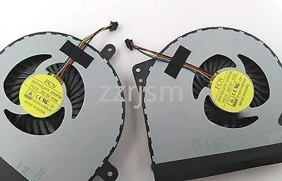 New for Asus G751 G751J G751JM twin cooling fans (L+R) 5V Thickness 14MM DFS561405PL0T(PG15) DFS501105PR0T(PG13)