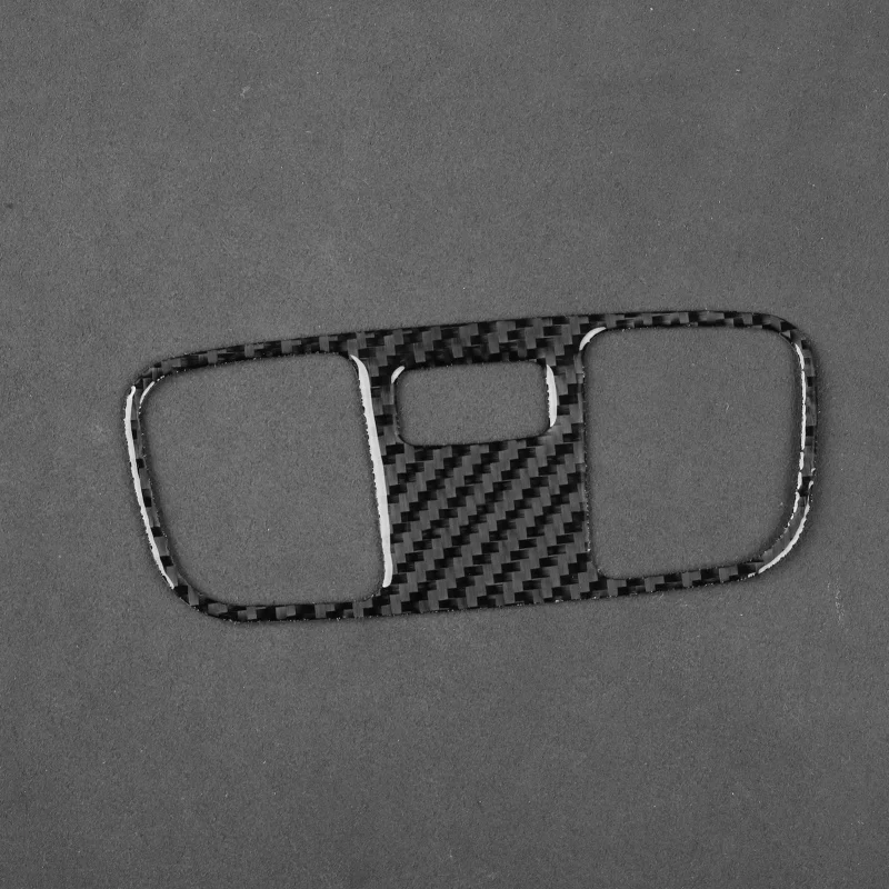Real Soft Carbon Fiber Reading Light Cover For Lexus IS300 1999-2005 Interior Roof Lamp Decoration Frame Cover Trim Assessoires