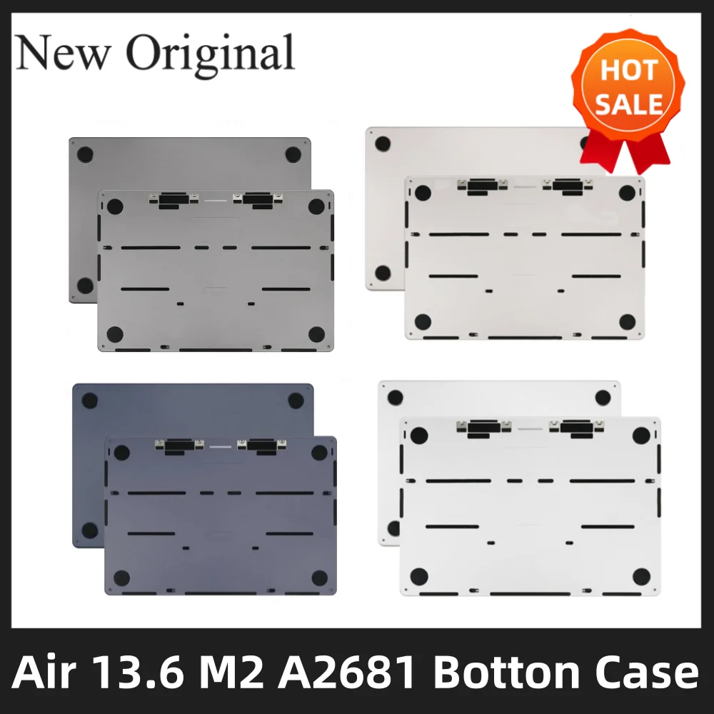 

A2681 bottom case for Macbook Air M2 Retina 13.6 inch A2681 2022 EMC 4074 Bottom Lower Plate Case Battery Door Cover