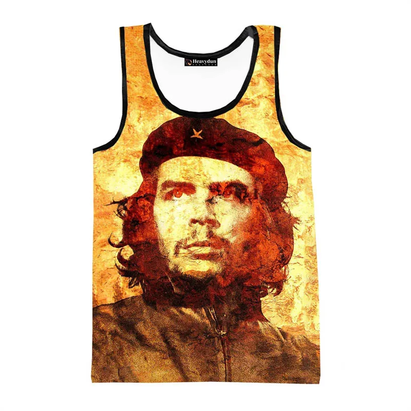 Che Guevar Tank Tops Men's Clothing Retro Cool 3D Print Fashion Streetwear Quick-drying Sleeveless Shirts Women Ropa Hombre