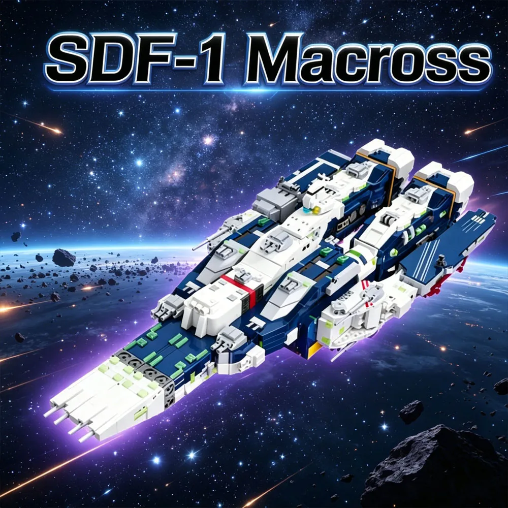 

Конструктор MOC Creativity 58144 «Космический корабль SDF-1 Macross» с подсветкой, 4682 детали, для детей и взрослых, подарочный набор на Рождество