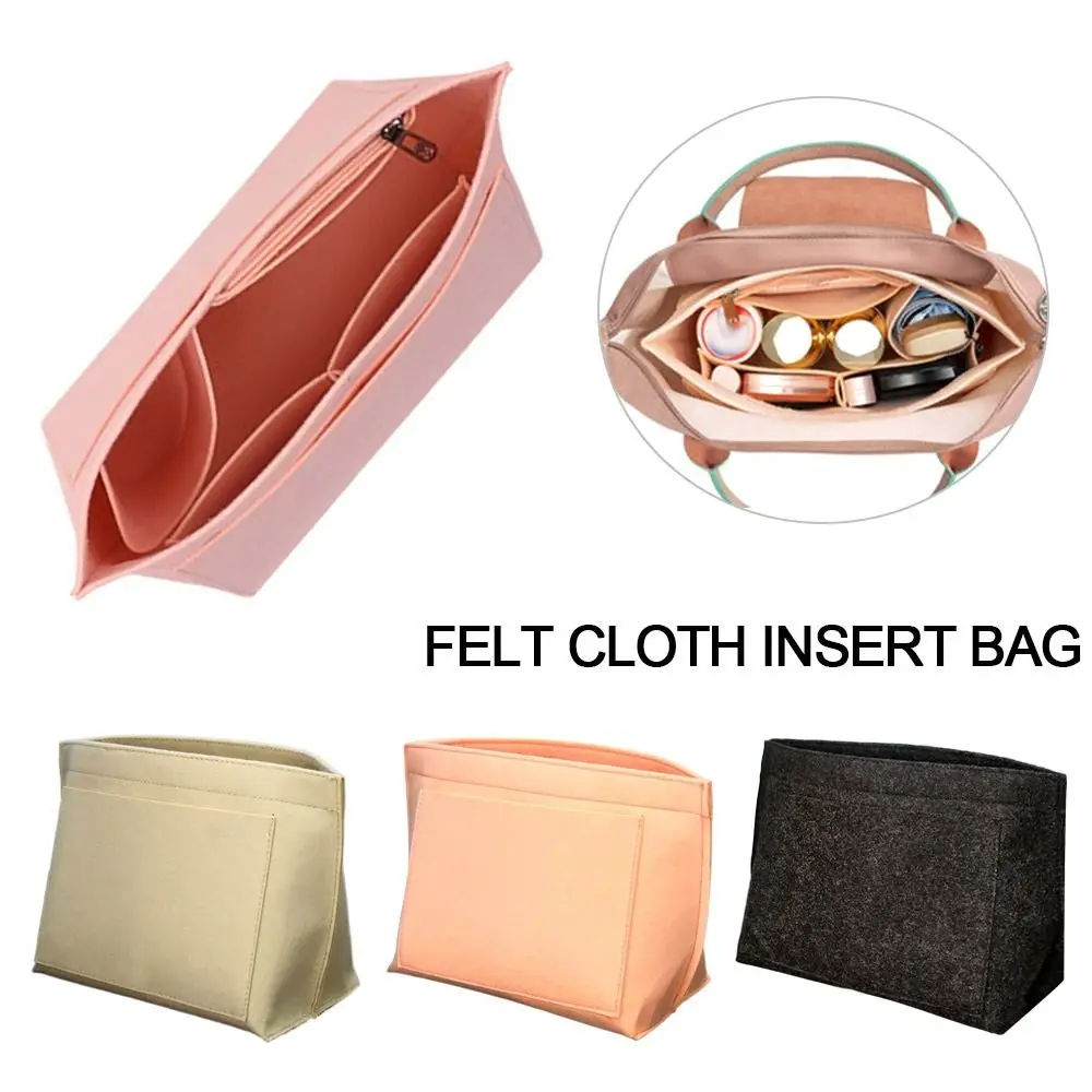 Soft Travel Bag Insert Organizer Purse Liner Felt Insert Bag Handbag Insert Bag Inner Bag For Longchamp Bag