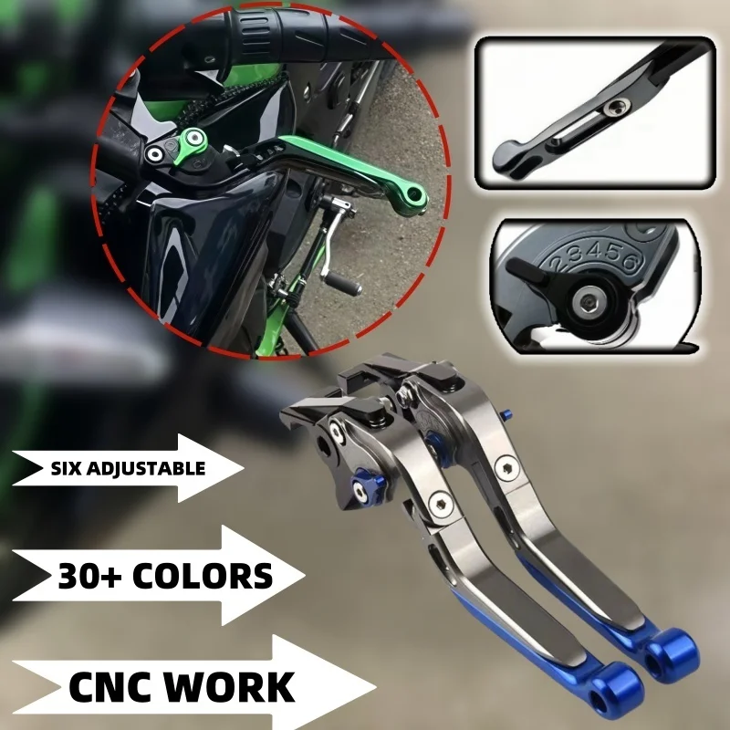 For Suzuki GSX1400 2001-2007 Bandit 650S 2015 Brake Lever Set Foldable Adjustable Handle Levers Motorcycle Parts