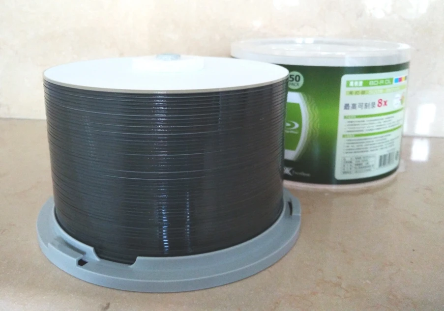 FOR BD-R 50GB Blu-ray Disc inkjet printable 8X speed 50pcs pack