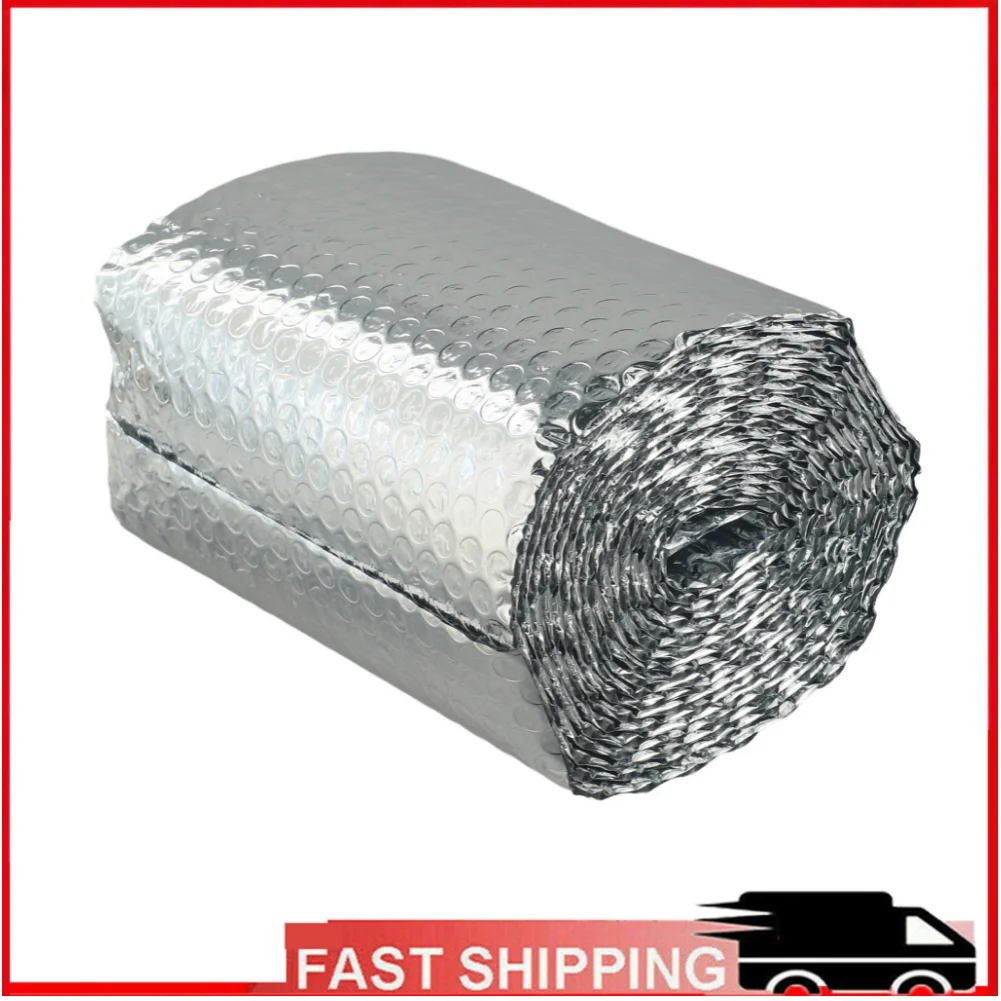 Bubble Foil Insulation Multi-Purpose Double Aluminium Radiator Heat Loft Wall Used For Various Purposes Such As Ceiling, Cold