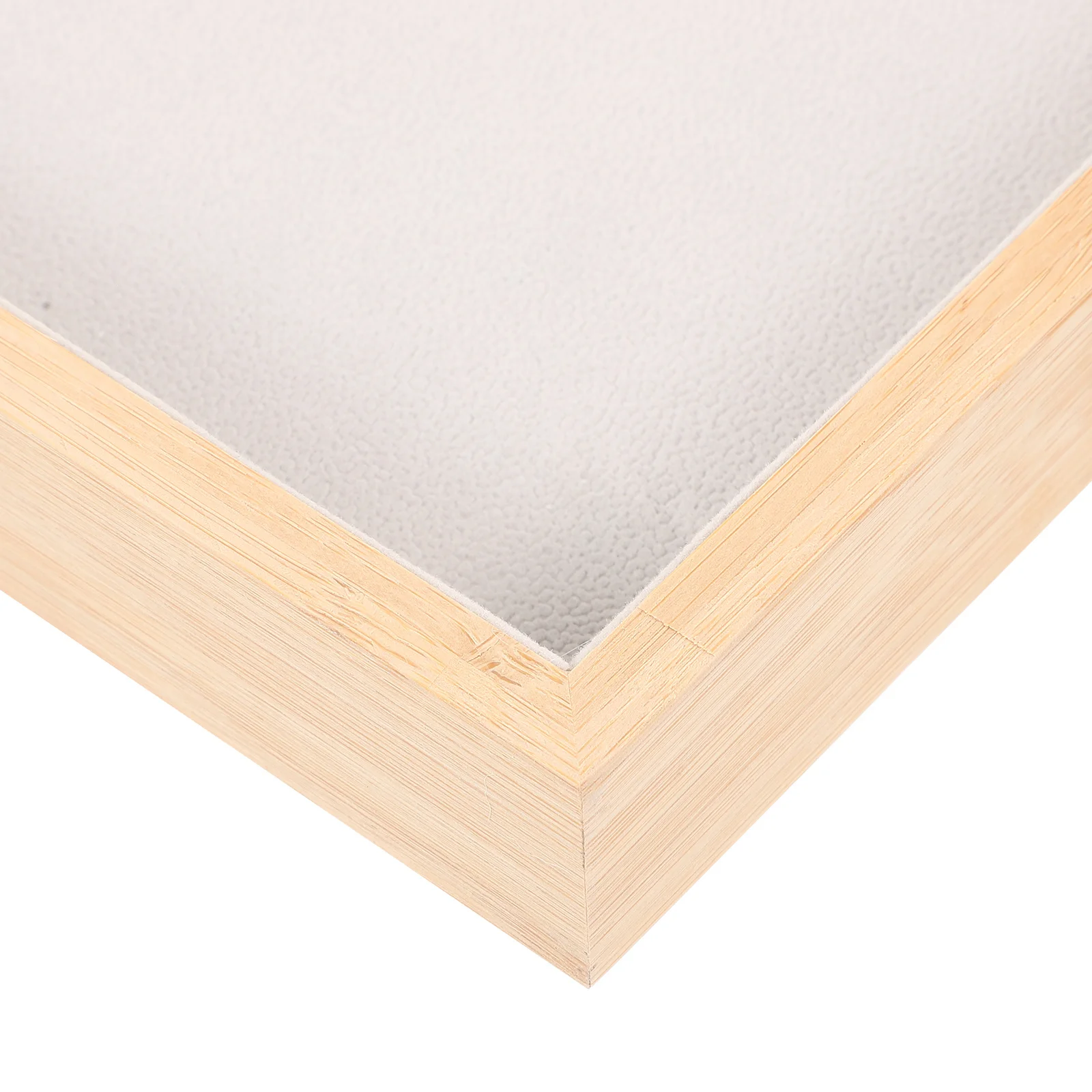 

Luxury PU Jewelry Tray White Functional Display Stand for Necklace Ring Pendant Storage Organiser Home Bathroom Vanity