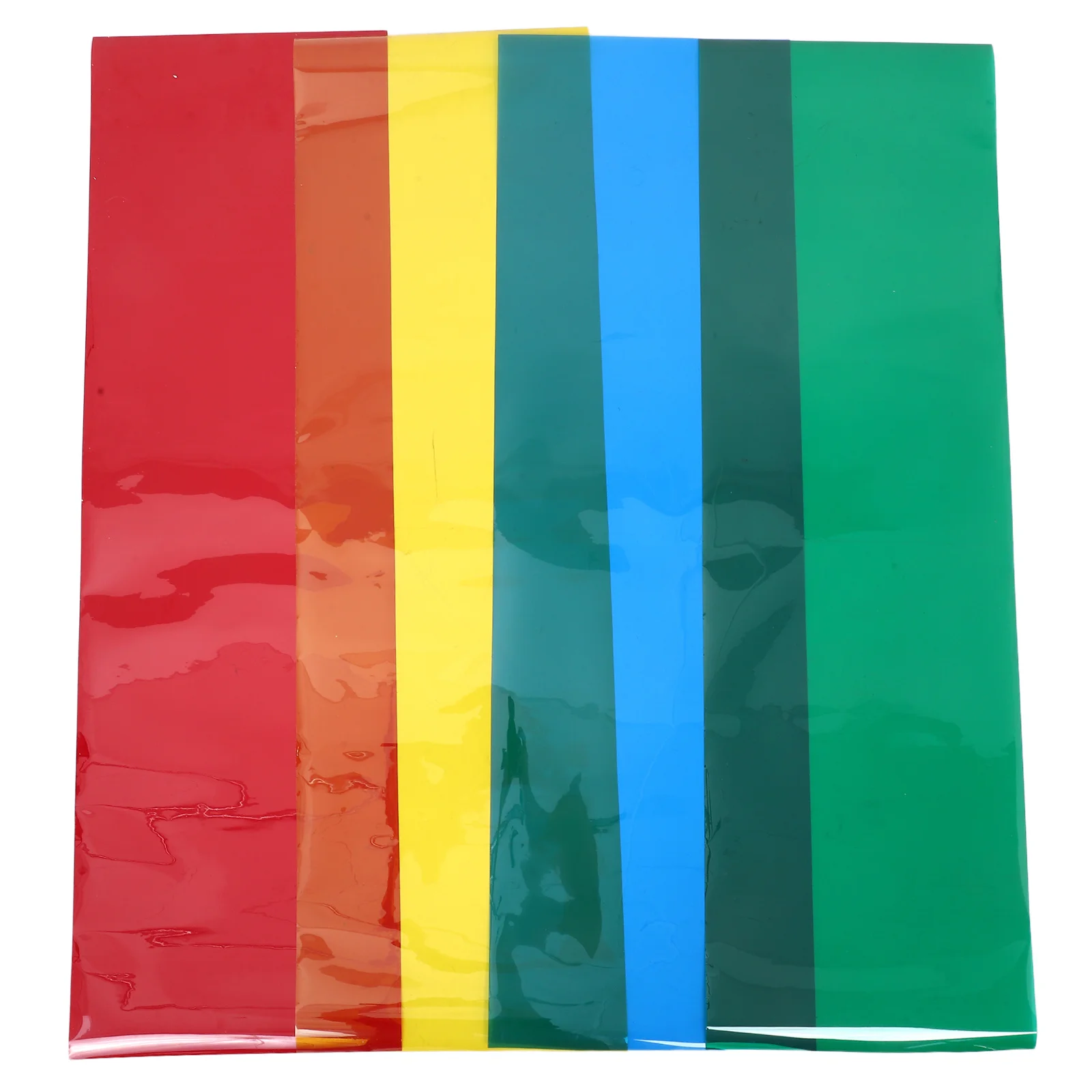 

4 Rolls Transparent Window Film Self Adhesive Colorful Tint Sticker for Glass Doors Kitchen Cabinets Photography Background