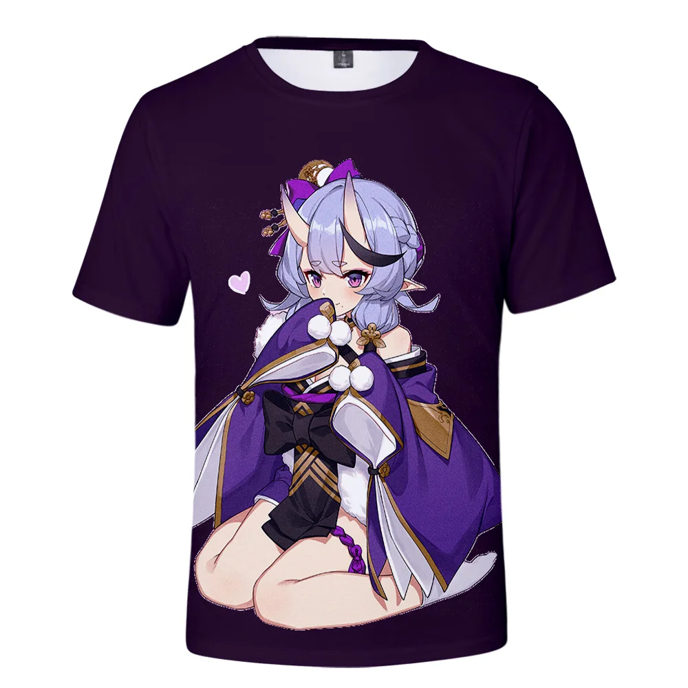 男性と女性のためのストリートウェアTシャツ,ストリートウェア,スタイル,vtuber rindou,mikoto 3Dプリント,プレッピースタイル,ストリートウェア,春と夏