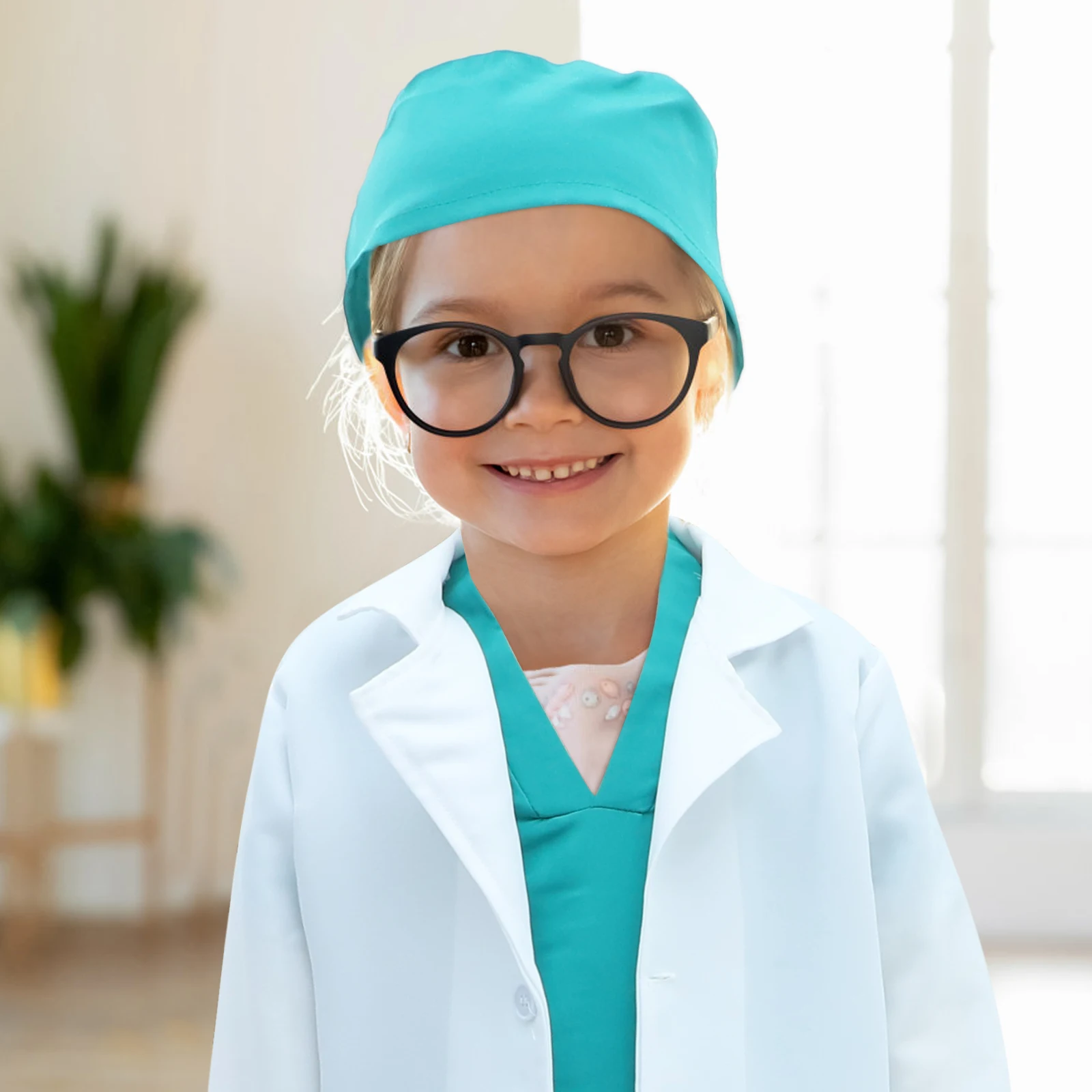 

Doctor's Surgical Suit Kid Uniform Outfits Costume Kids Performance Dress up Toddlers Surgeon