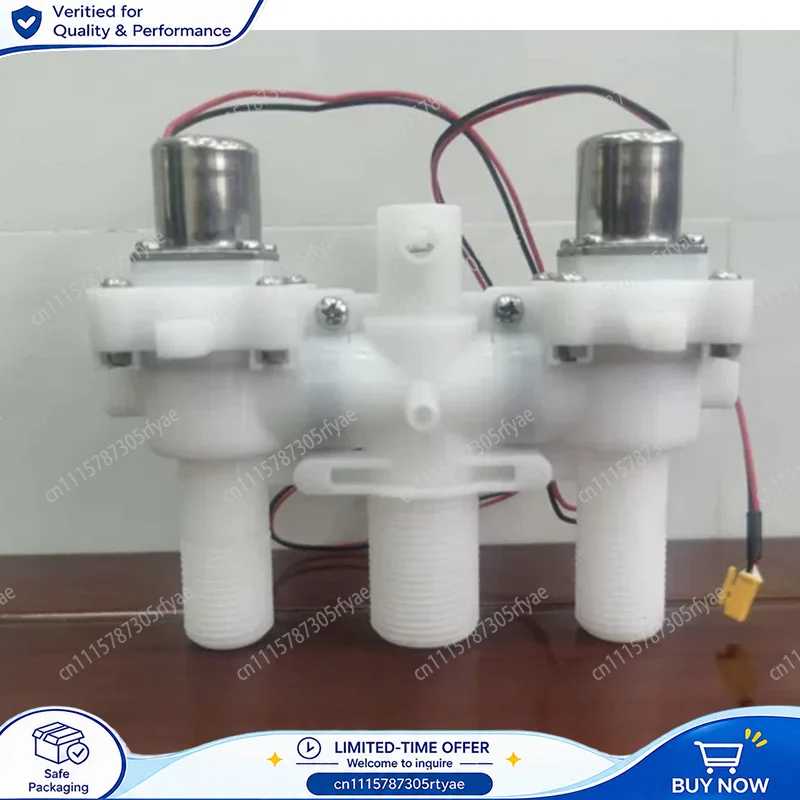 Smart Toilet Pulse Valve Solenoid Valve Water Hammer Protection Flush Valve Waterproof Automatic Toilet Flush Replacement