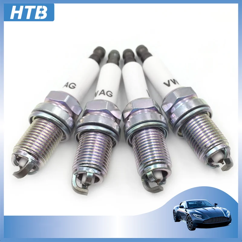 

4PCS 101905621B Iridium Platinum Spark Plug PFR6W-TG For Audi A5 A6 A8 Q7 4.0L VKB20 XP3923 S5 S8 Volkswagen VW Touareg 4.2L V8