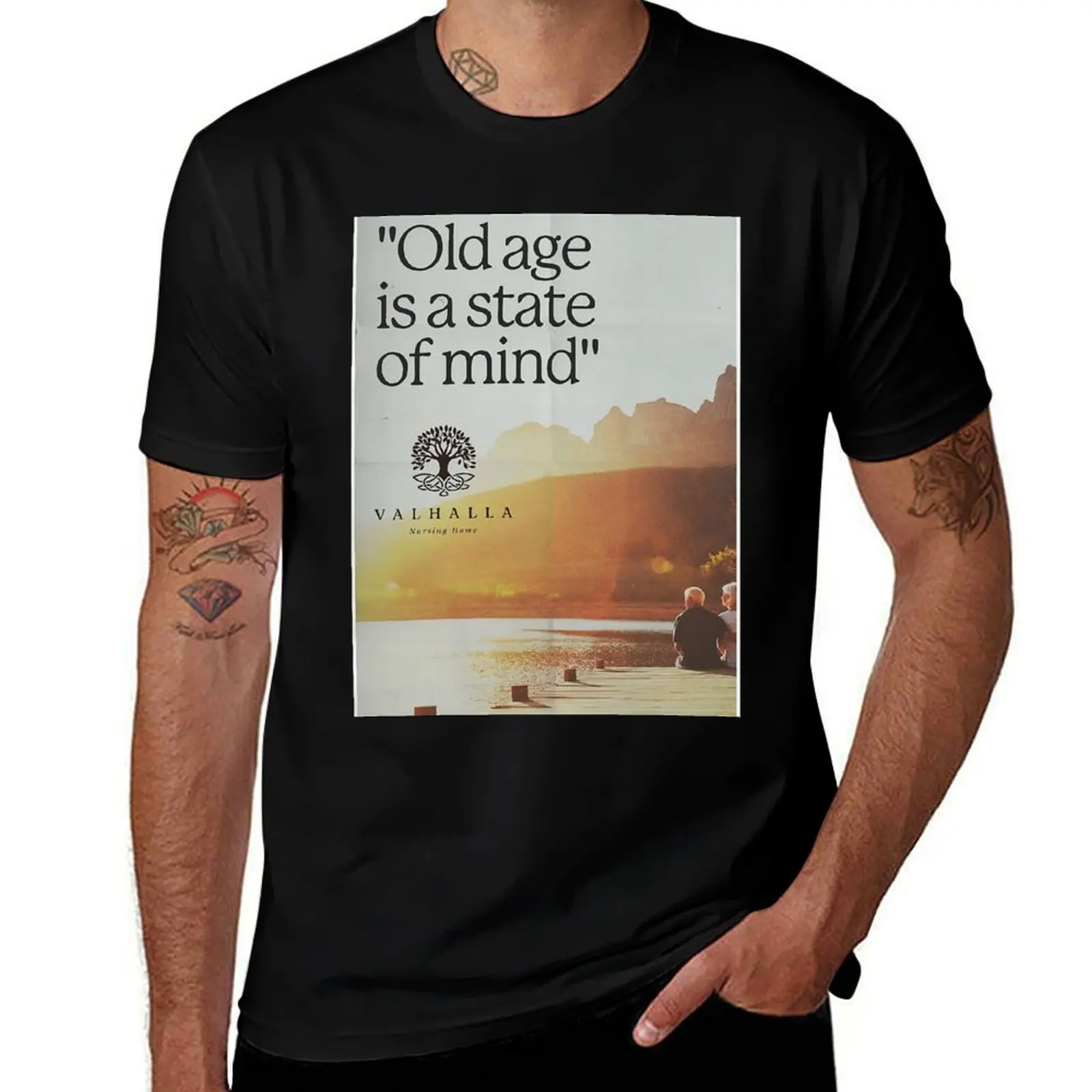 

Alan Wake II - Old is a state of mind poster T-Shirt t shirts for man graphic tees t shirt man cotton T-Shirt