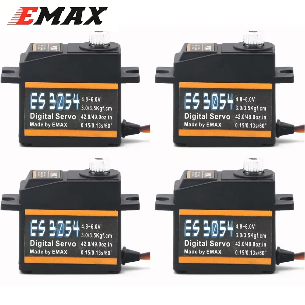 Emax ES3054 3054 4.8-6.0V 3.5kg 23T Metal Gear Digital Servo Futaba JR Plug For RC FPV Fixed Wing Airplane Helicopter Accessory