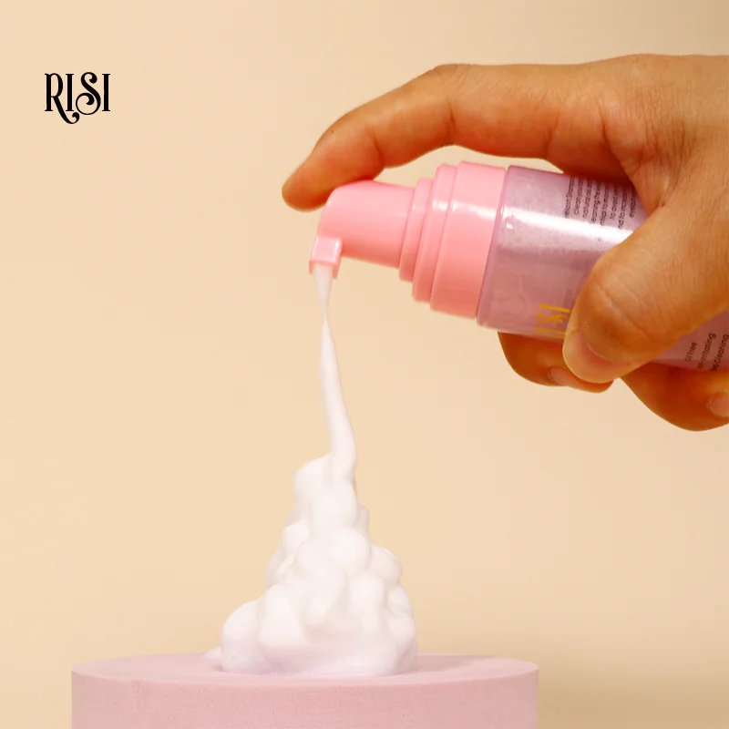 RISI Non-irritating Lash Cleanser Shampoo Lash Foam Oil Free Eyelash Extension Cleanser Lash Shampoo Kit