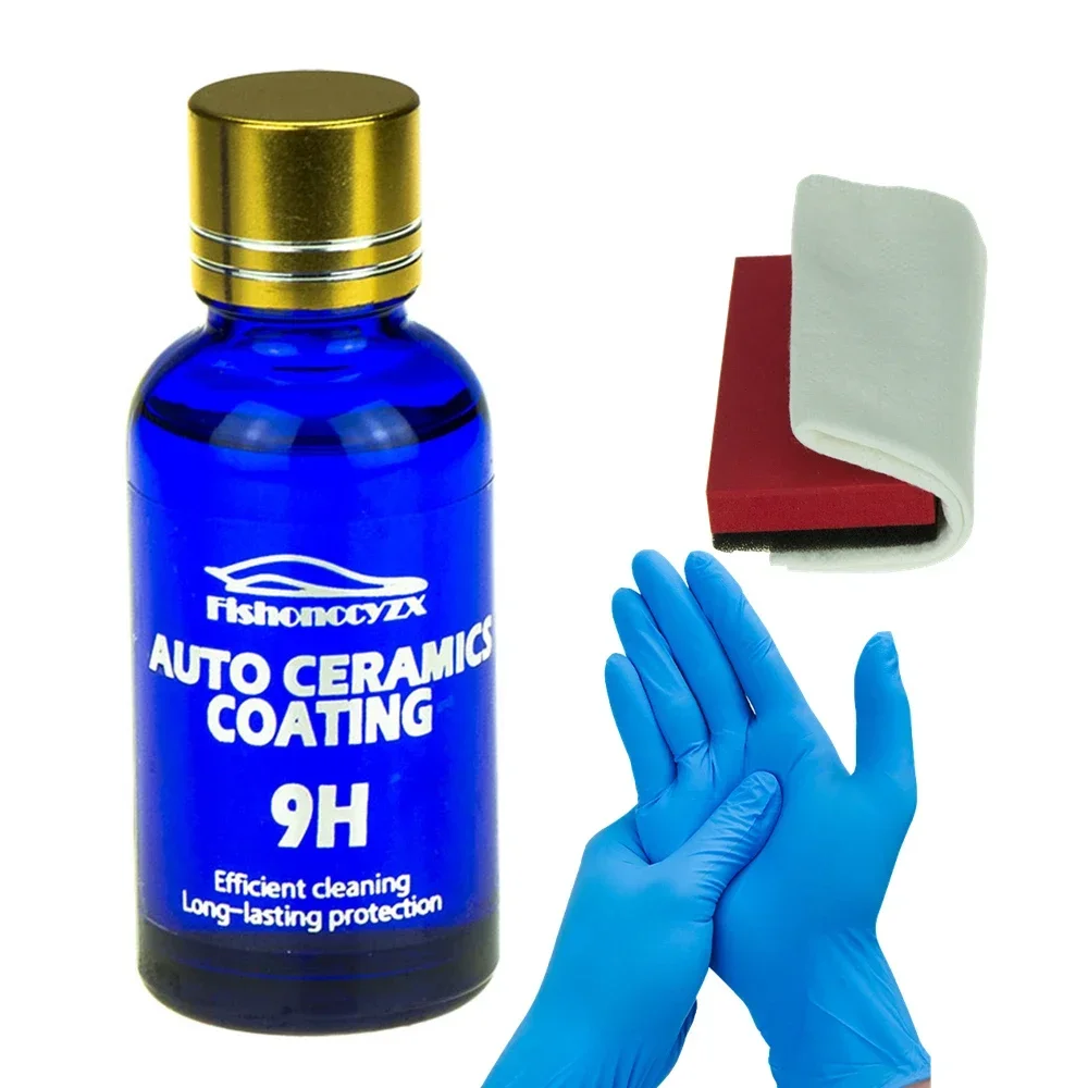 

9H Car Hydrophobic Glass Coating Liquid Ceramic Coat Motocycle Paint Care Anti-scratch Auto Detailing Glasscoat Car Care Polish