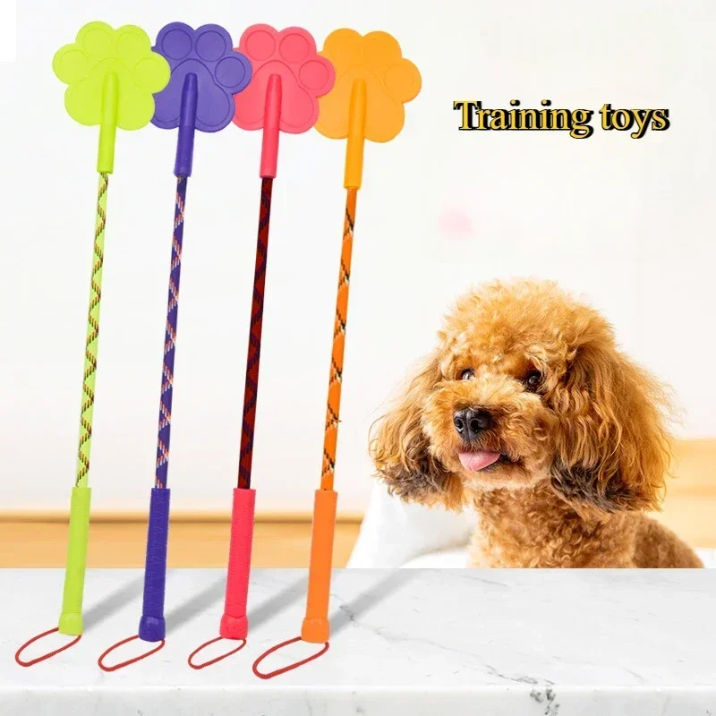 Pet Cat and Dog Training Supplies TPR Soft Rubber Racket Loving Dog Training Does Not Harm Pet Supplies Interactive Products